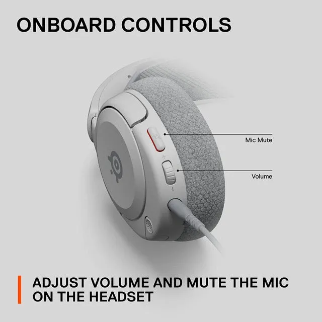 SteelSeries Headset Arctis Nova 1 Multi-System Gaming Headset (White)