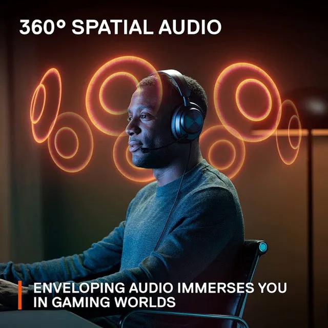 SteelSeries Headset Arctis Nova Pro Multi-System Gaming Headset (Premium Hi-Fi Drivers/Hi-Res Audio/360° Spatial Audio/GameDAC Gen 2)