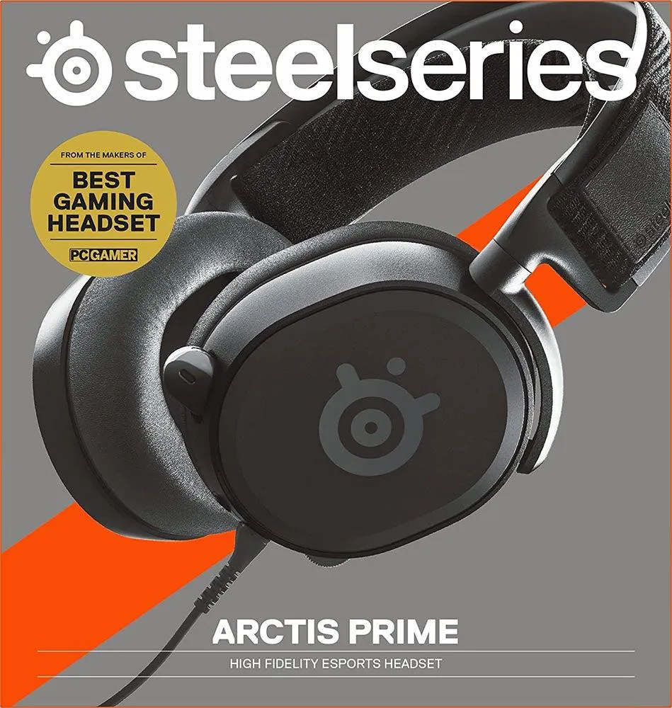 SteelSeries Headset Arctis Prime - Competitive Gaming Headset - High Fidelity Audio Drivers - Multiplatform Compatibility (61487)