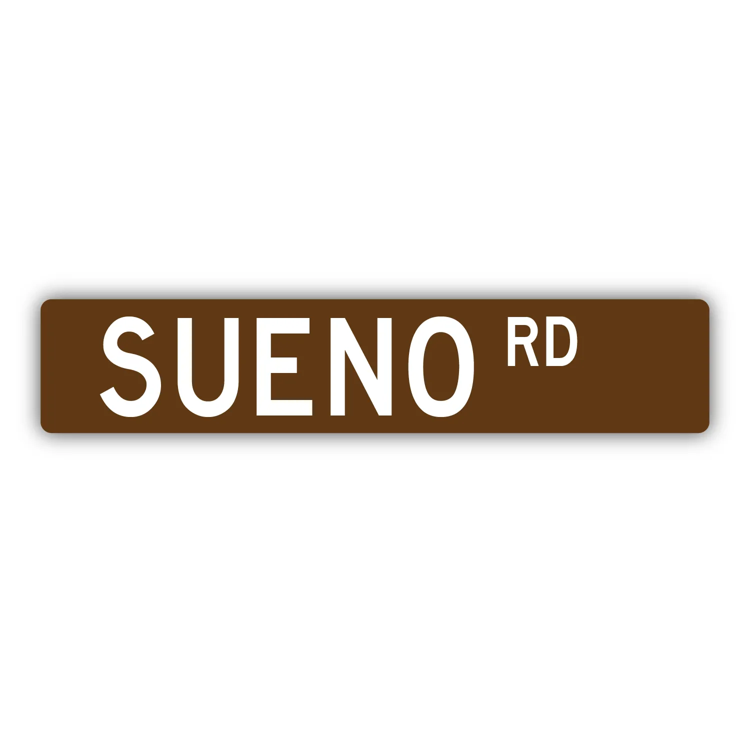 Sueno Rd. Street Sign Sticker