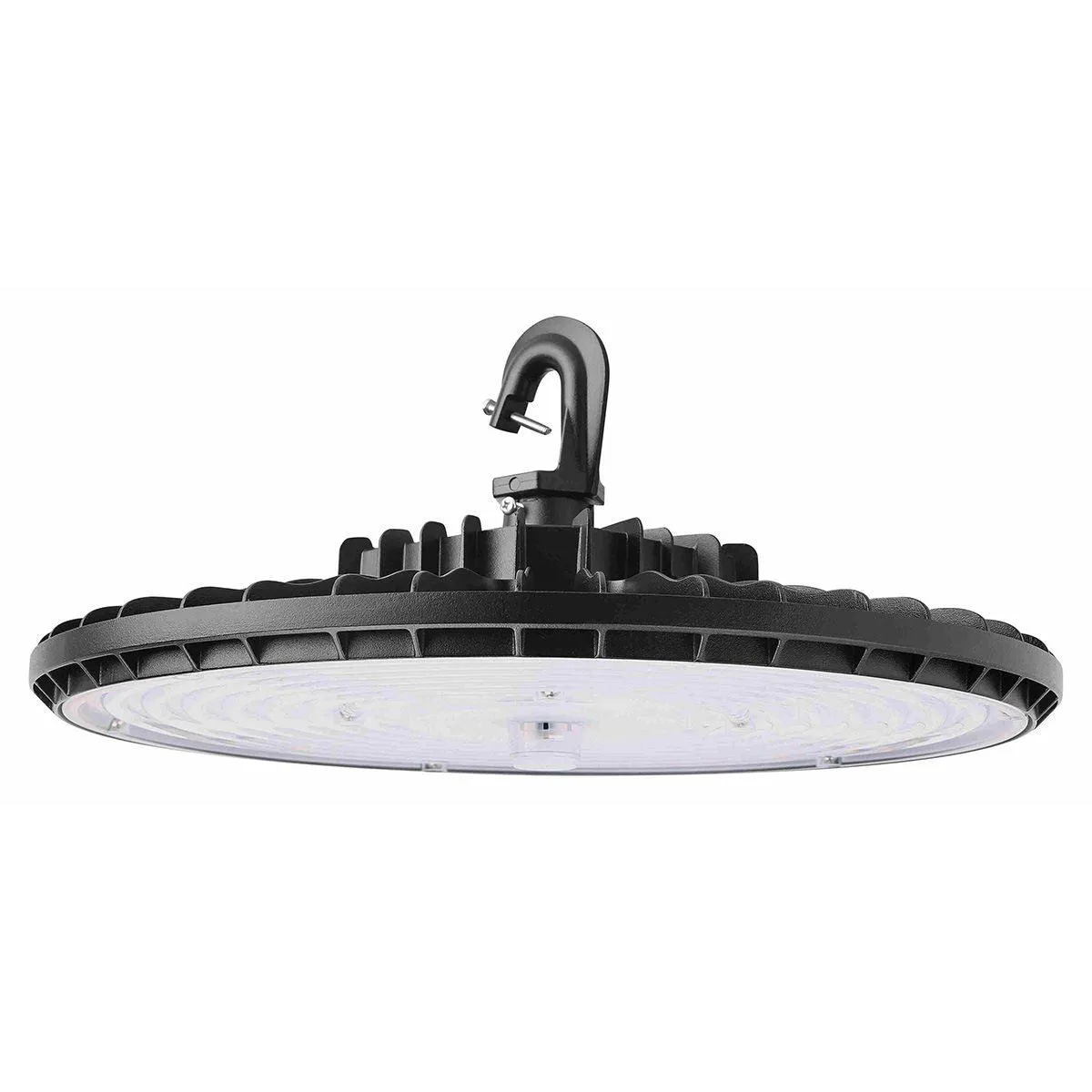 UFO LED High Bay Light, 150 Watts, 22000 Lumens, 4000K/5000K, Black Finish, 120-277V