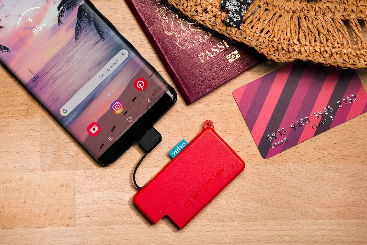 Veho Pebble Pokket 1000mAh micro size keyring Power Bank