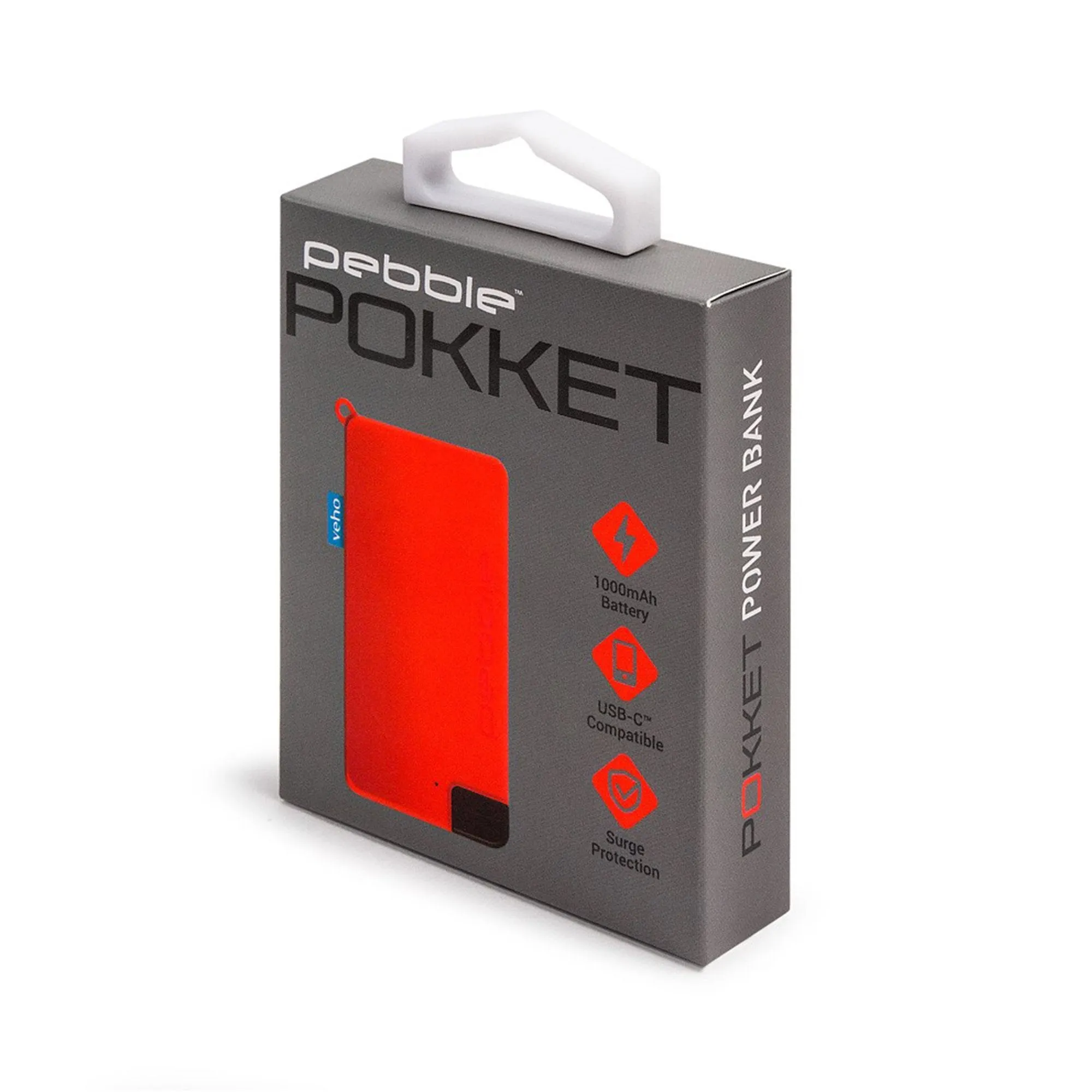 Veho Pebble Pokket 1000mAh micro size keyring Power Bank