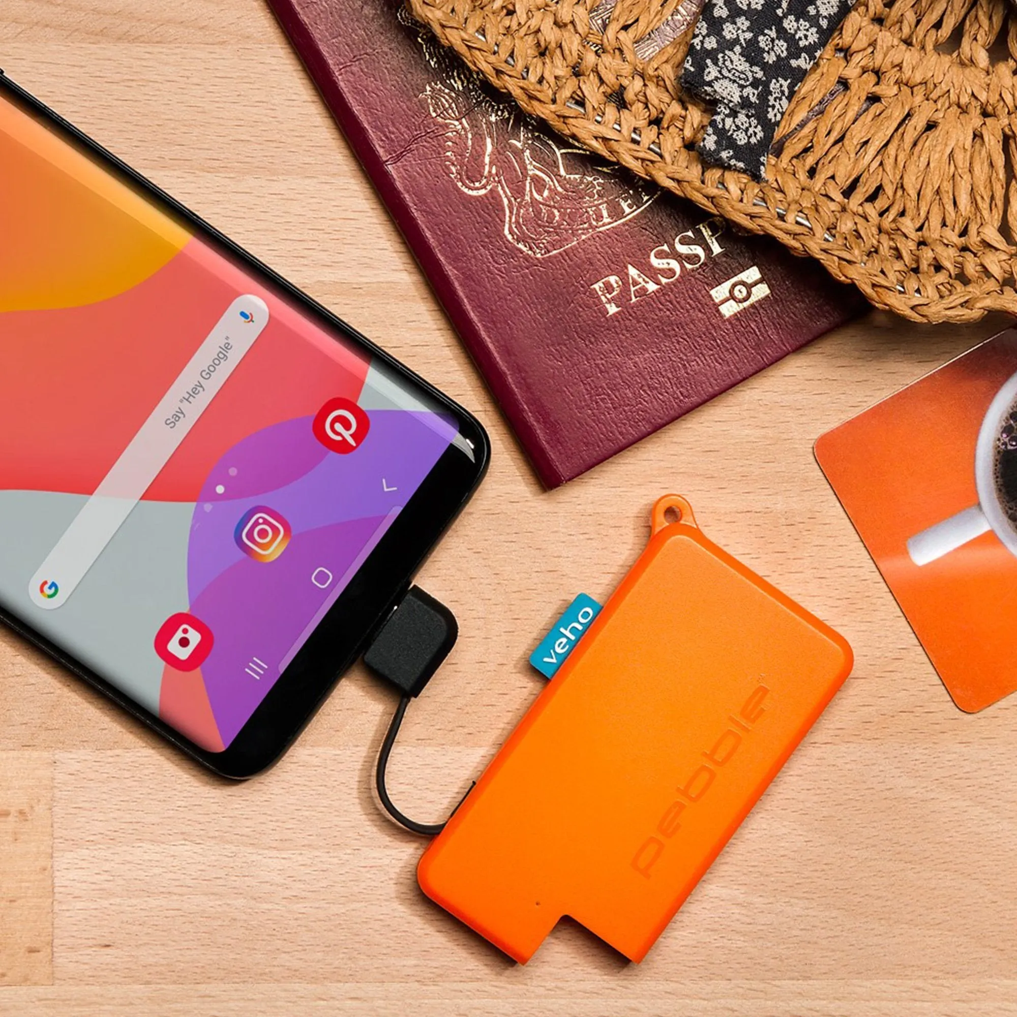 Veho Pebble Pokket 1000mAh micro size keyring Power Bank