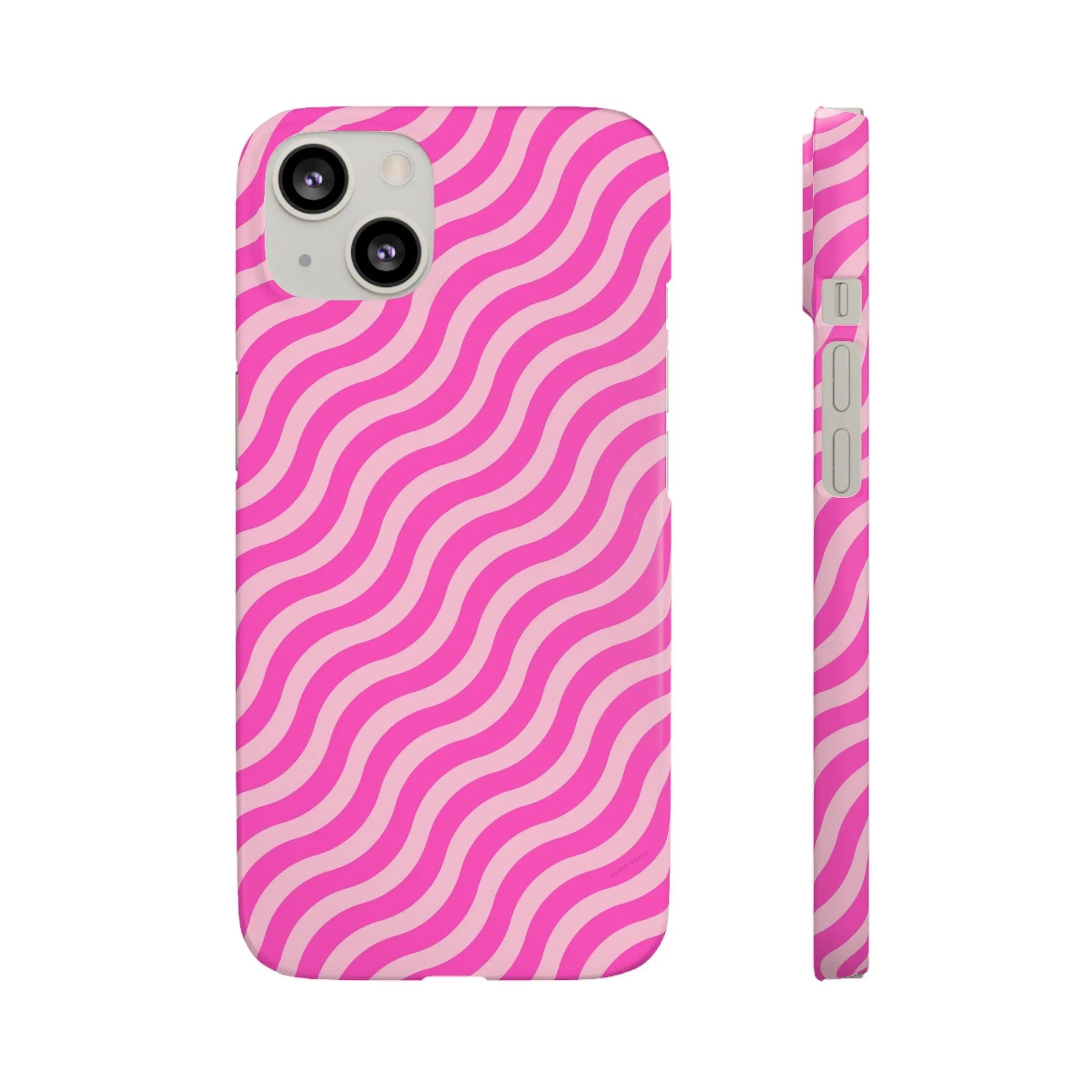 Waveicious Pink Snap iPhone Cases