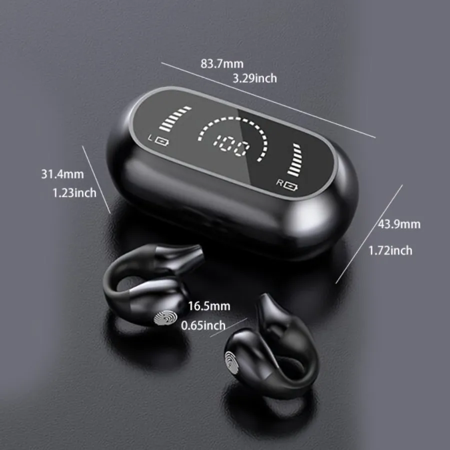 Wireless Earbuds with LED Display Perfect for Sports & Games