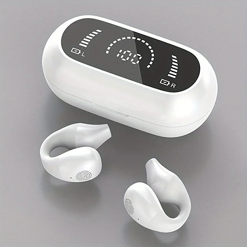 Wireless Earbuds with LED Display Perfect for Sports & Games