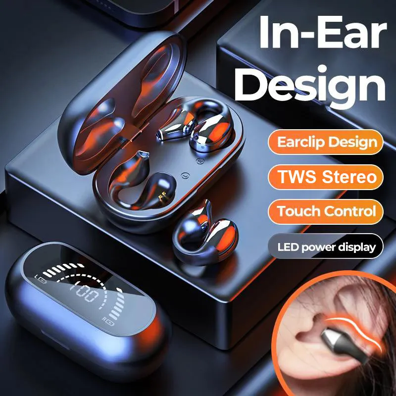 Wireless Earbuds with LED Display Perfect for Sports & Games
