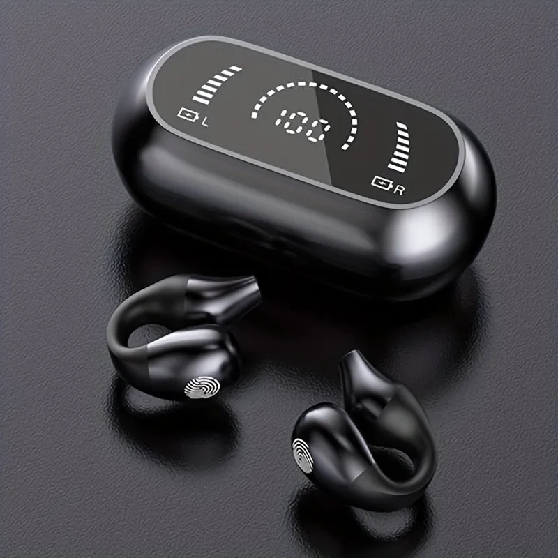 Wireless Earbuds with LED Display Perfect for Sports & Games