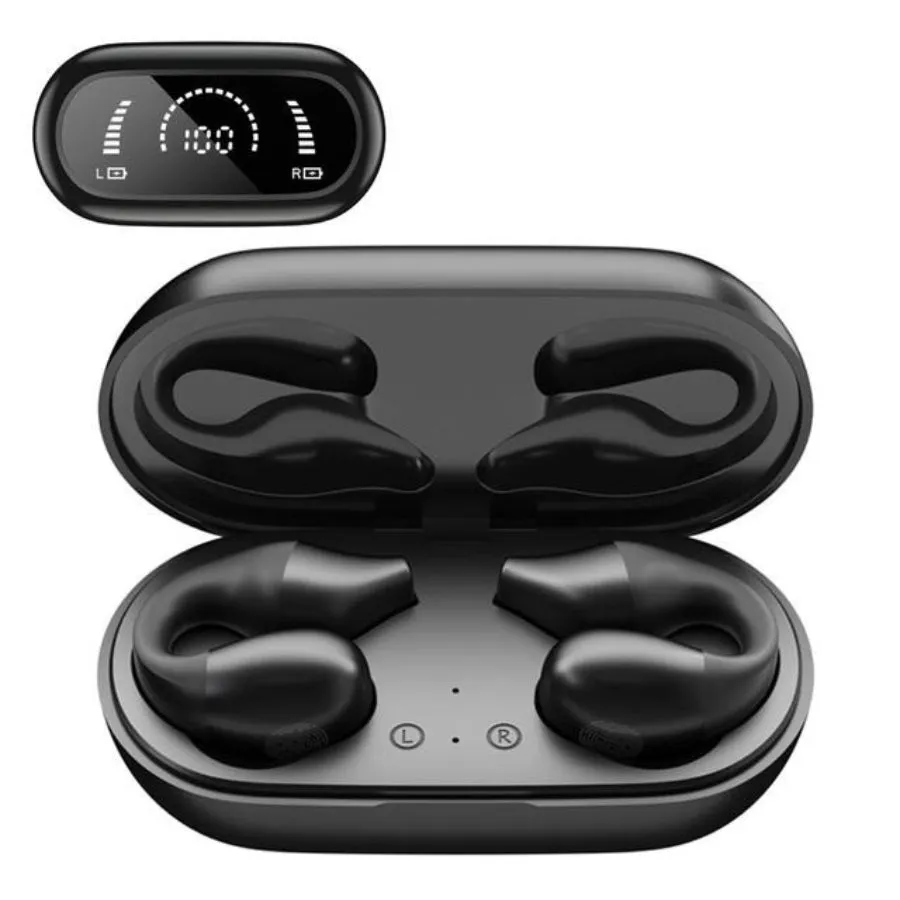 Wireless Earbuds with LED Display Perfect for Sports & Games