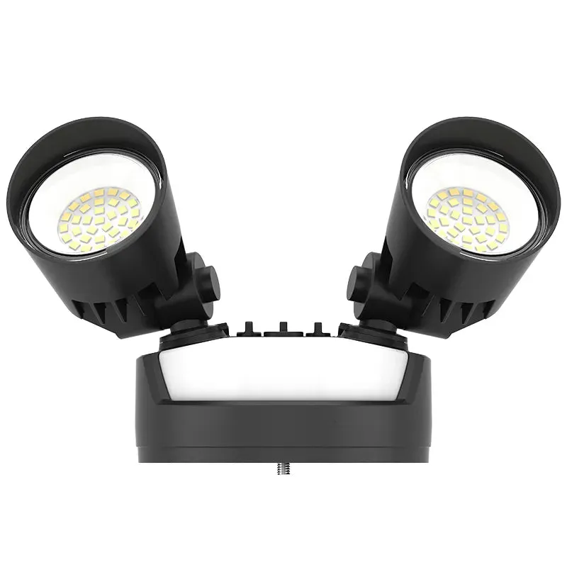 X-Gen Advance Security Lights with PIR Sensor, 3250 Lumens, Wattage and CCT Selectable, 120V, Bronze, White or Black Finish